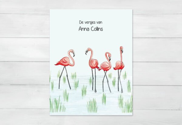 MyNameBook Roze Flamingo