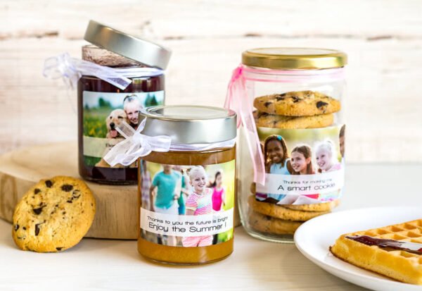 Etiketten voor voorraadpot rechthoekig - Set van 8