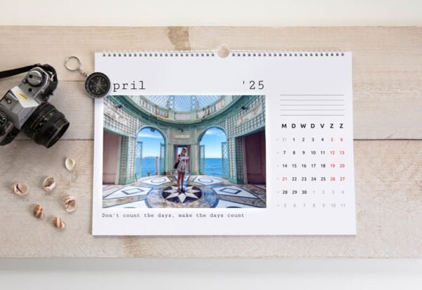 Grote panorama muurkalender A3