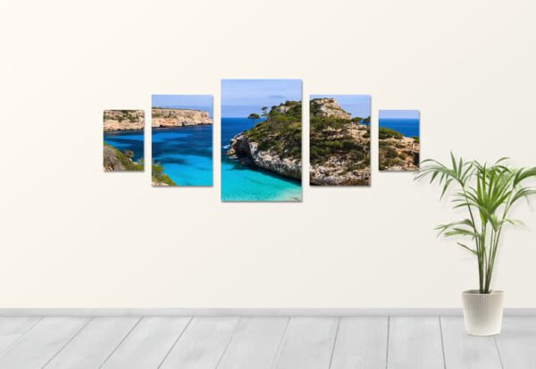 Meerluik canvas Vijfluik golvend
