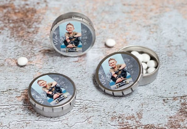 Snoepdoosjes Grijs (Set van 24)