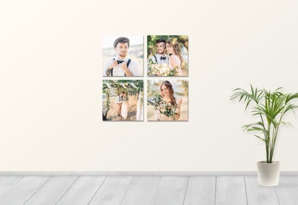 Meerluik canvas fotogalerij Vierluik vierkant