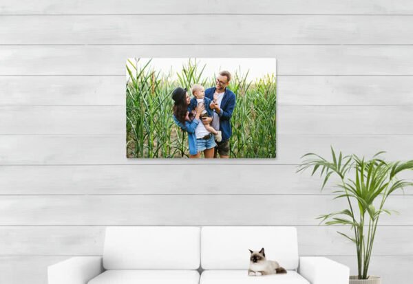 Foto op aluminium wit 105 x 70 cm