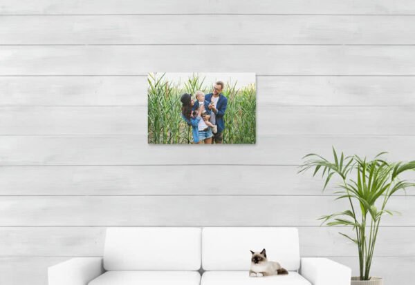 Foto op geborsteld aluminium 75 x 50 cm