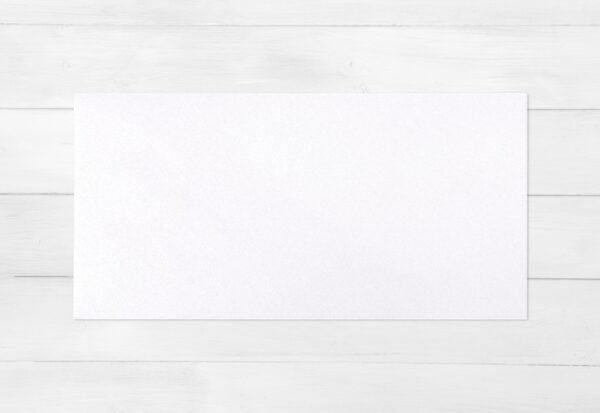 Enveloppen Glinsterend Wit Panorama (Set van 10)