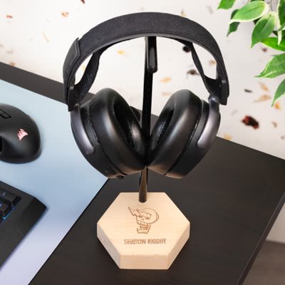 Headset houder met print
