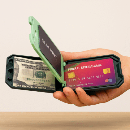 Slim Mint Wallet - Pasjeshouder en Portemonnee