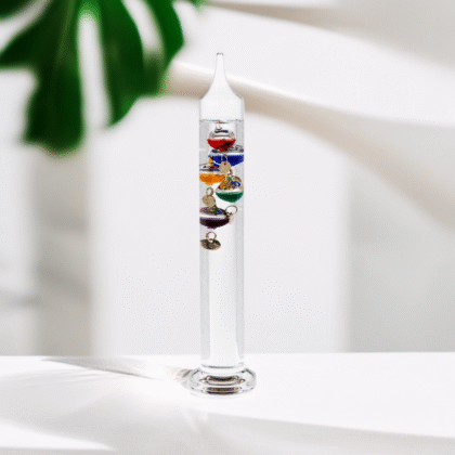 Glazen Galileo Thermometer - Stijlvolle Temperatuurmeter met Zwevende Bollen