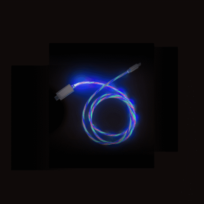 USB-C naar USB-C kabel - Lichtgevende laadkabel