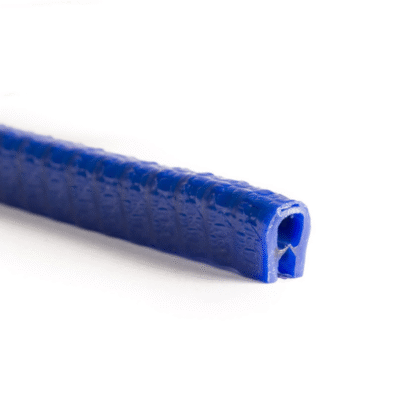 PVC kantafwerkprofiel 0.5-2.0 mm blauw - Stuk a 1 meter