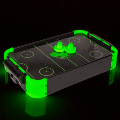 Mini Air Hockey Tafel - Glow in the Dark - 49