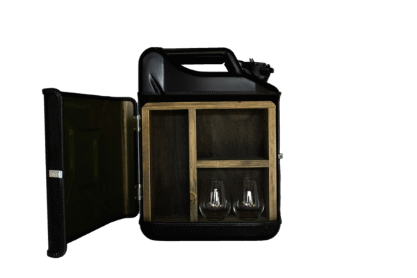 Jerrycan Bar Gin - Zwart - Leuk voor in de mancave - Uniek en Stijlvol - Perfect voor de ginliefhebbers - Exclusief drank