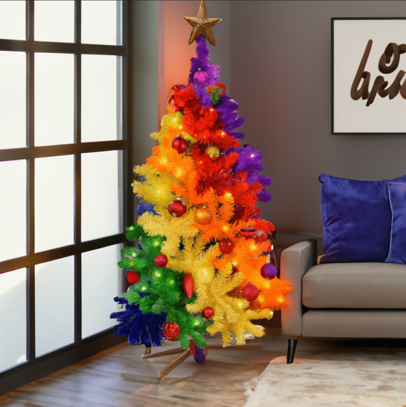 Regenboog Kerstboom - Christmas Rainbow Tree