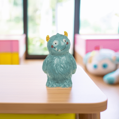 Spaarpot Blauw Monster met Horens