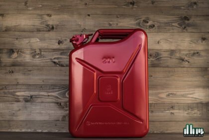 Stalen Jerrycans 20L - Rood - Duurzaam en Veelzijdig - Robuust - Opslagoplossing - Jerrycan brandstof