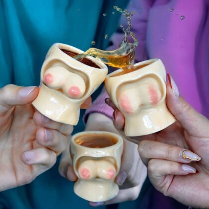 Boob Shot Glazen Set - Jiggle Me Drunk - Set Van 3