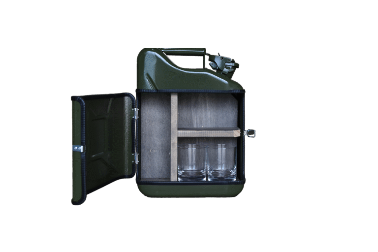 Jack Daniel&apos;s Giftset - Groen - Stalen Jerrycan - Perfect Cadeau voor Whiskeyliefhebbers - Stoer en Stijlvol